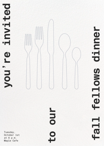 Utensils by Paperless Post