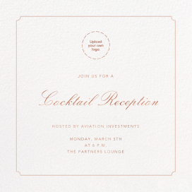 Indented Rounded Corners - Cocktail Party Invitation by Paperless Post