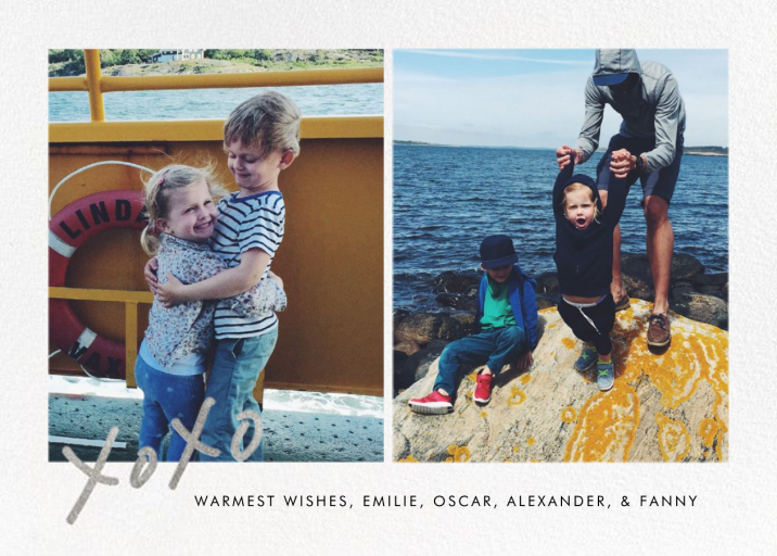 With Hugs and Kisses (Photo) - Greeting Card by Linda and Harriett