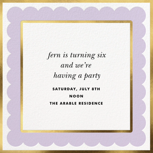 Scalloped Border by kate spade new york