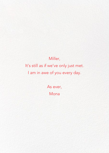 Blossoming Affection - Valentine's Day Card by Petit Collage - Back