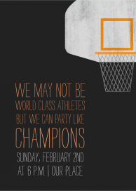 Basketball Hoop - Sports Invitation by Paperless Post