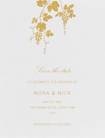 Vineyard I (Save the Date) - Save the Date by Paperless Post