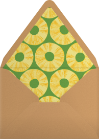 Pineapple Fling - Paperless Post Envelope