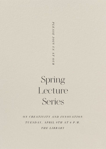 Santa Fe - Seminar Invitation by Paperless Post