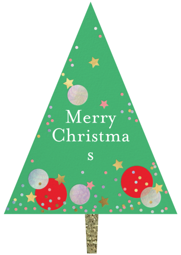 Confetti Tree - Christmas Card by Meri Meri