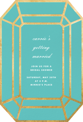 Gem - Bridal Shower Invitation by kate spade new york