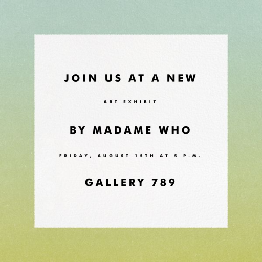 Gradient Border - Business Event Invitation by Paperless Post