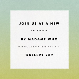 Gradient Border - Business Event Invitation by Paperless Post