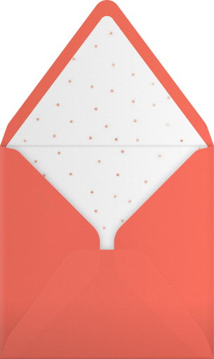 Modern 2027 New Year Invitation Envelope