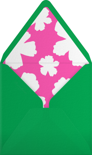 Floral Shirts Only - Paperless Post Envelope