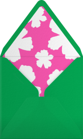 Floral Shirts Only - Paperless Post Envelope