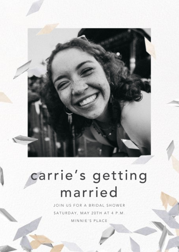 Flutter Photo - Bridal Shower Invitation by CONFETTISYSTEM