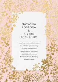 Richmond Park (Invitation) by Oscar de la Renta