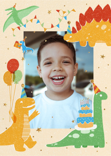 Dino Buddies Photo - Invitation by Paperless Post