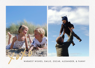 With Hugs and Kisses (Photo) - Greeting Card by Linda and Harriett