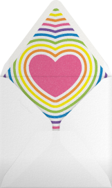 Round Rainbow Photo - Paperless Post Envelope