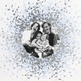 Frosted Photo - Greeting Card by Kelly Wearstler