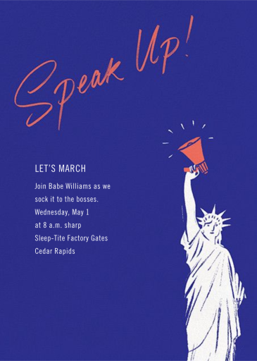 The People's Mic (Invitation) - Election Invitation by Paperless Post