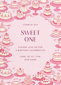 Pink Vintage Cakes by Liberty