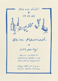 Table Sprig - Elopement Party Invitation by Pulp Templates Co.