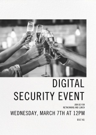 Simple Black and White (Photo) - Conference Invitation by Paperless Post