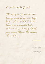 Every Fiber - Thank You Card by Paperless Post