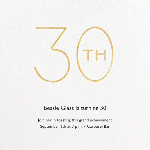 Decade - Birthday Invitation by Paperless Post