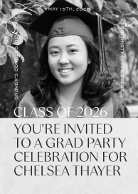 Cinematic Portrait - Graduation Party Invitation by Paperless Post