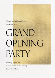 Modern Gold - Launch Party Invitation by Paperless Post