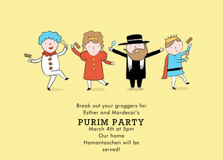 Purim Kids - Purim Invitation by Paperless Post