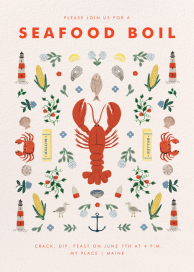 Lobster Boil - Summer Party Invitation by Rifle Paper Co.