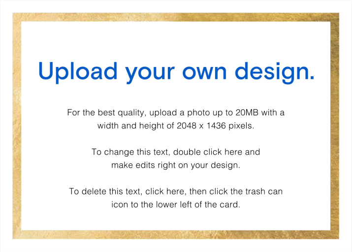 Custom Foil (Two-Sided) - Invitation by Paperless Post