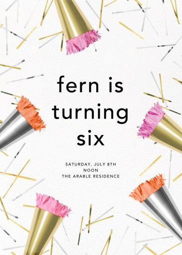 Chorus - Birthday Invitation by CONFETTISYSTEM