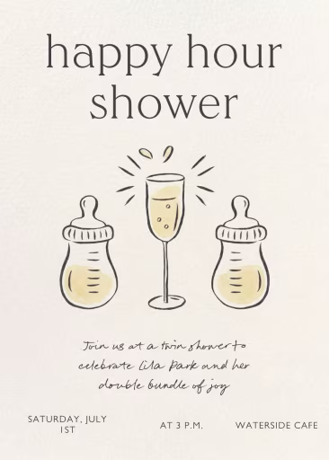 Baby Toast - Baby Shower Invitation by Paperless Post