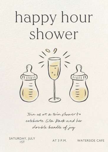 Baby Toast - Baby Shower Invitation by Paperless Post