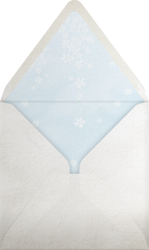 Falling Blossoms (Save the Date) -  Monique Lhuillier Envelope