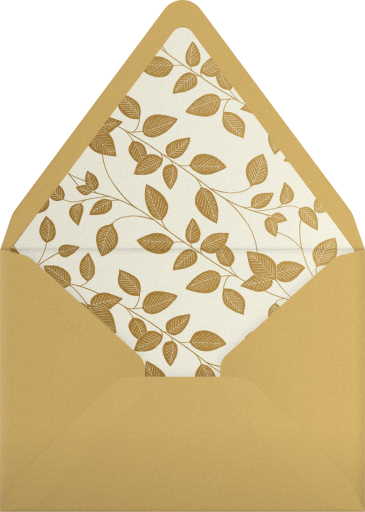 Nouveau Foliage - Paperless Post Envelope
