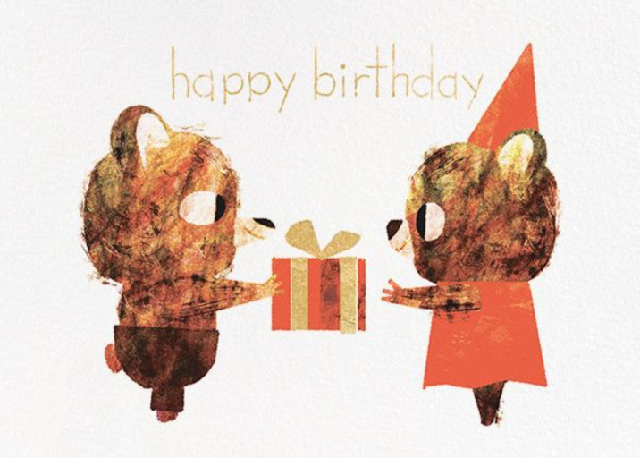 Two Bears Birthday (Chris Sasaki) - Birthday Card by Red Cap Cards