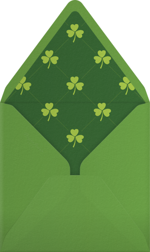 Shamrock Luck - Paperless Post Envelope