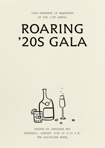 Ink Drink - Fundraiser Invitation by Paperless Post