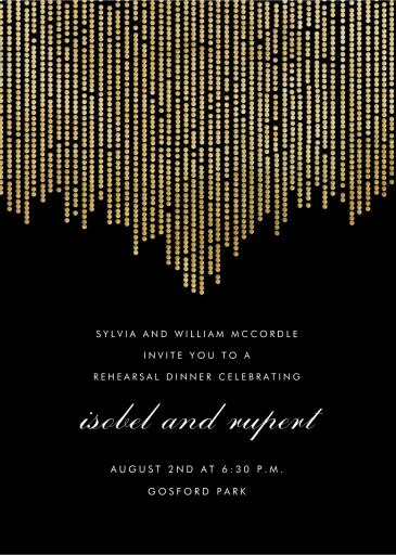 Josephine Baker - Rehearsal Dinner Invitation by Paperless Post