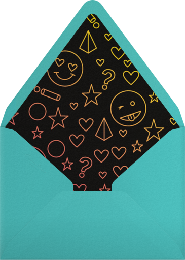 Emoji Fest - Paperless Post Envelope