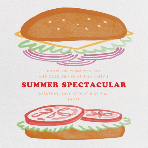 The Works - Canada Day Invitation by Paperless Post