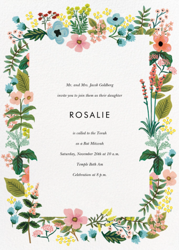 Spring Gathering - Celebration Invitation by rifle-paper-co