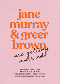 Noted - Wedding Invitation by Paperless Post