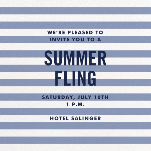 Beach Towel - Summer Party Invitation by kate spade new york