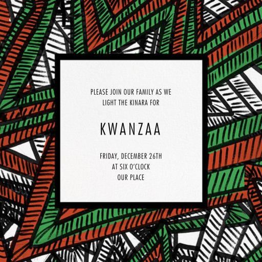 Boubou - Kwanzaa Invitation by Paperless Post