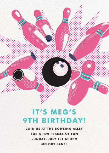 Lucky Strike - Birthday Invitation by Hello!Lucky