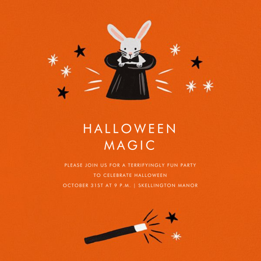 Rabbit Reveal - Halloween Invitation by Rifle Paper Co.